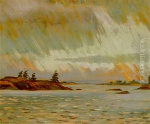 Rain, Georgian Bay by James Edward Hervey MacDonald