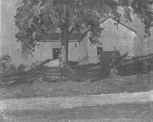 Hardy's Barn, Oakwood, Ontario by James Edward Hervey MacDonald