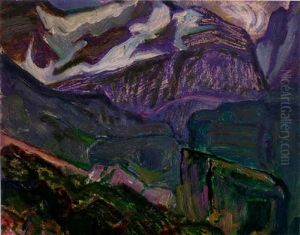 Mountain Above Lake O'hara by James Edward Hervey MacDonald