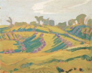 Wheat Stocks And Shadows, Thornhill by James Edward Hervey MacDonald