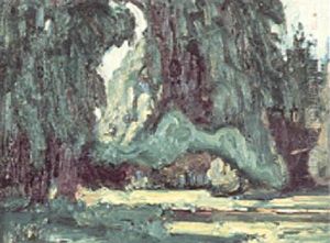Elms By A Stream by James Edward Hervey MacDonald