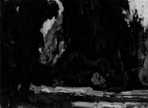 Elms By A Stream by James Edward Hervey MacDonald