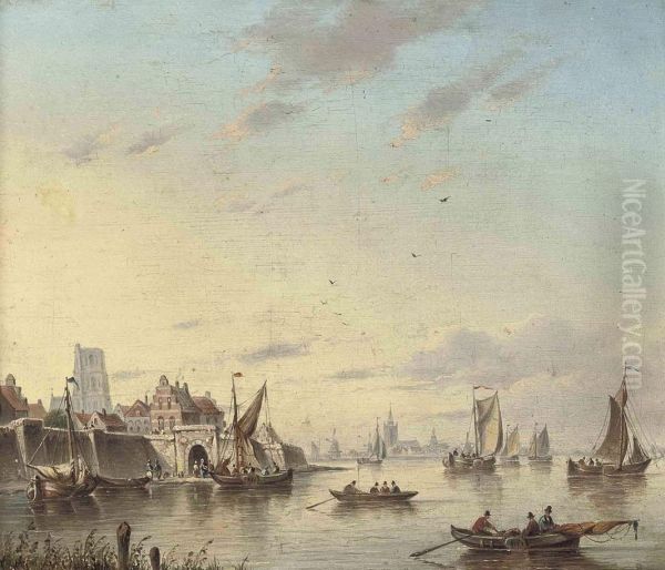 Shipping At A Dutch Port - view 1
