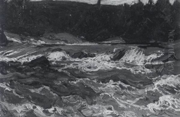 Rapids Near Burk's Falls, Magnetawan - view 1