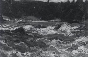 Rapids Near Burk's Falls, Magnetawan by James Edward Hervey MacDonald