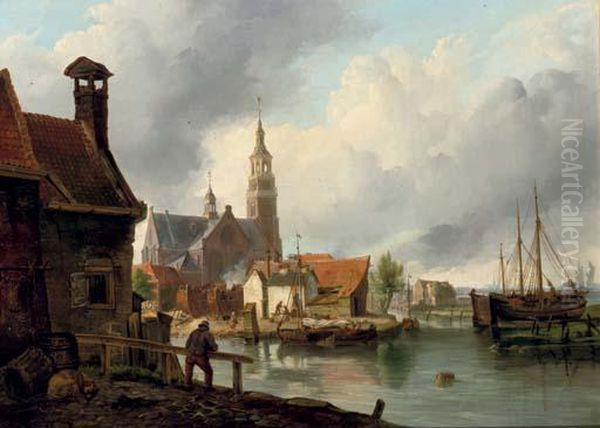 A Shipwharf In Maassluis - view 1