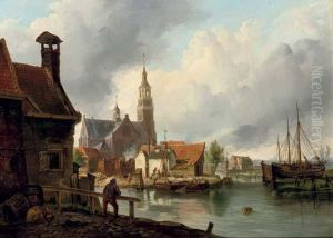 A Shipwharf In Maassluis A Shipwharf In Maassluis