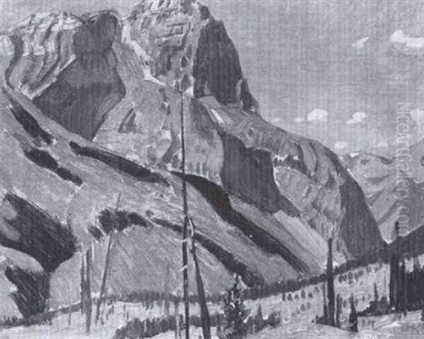 Mt. Stephens, Rocky Mountains - view 1