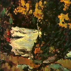 A Rapid Near Minden, Ontario by James Edward Hervey MacDonald