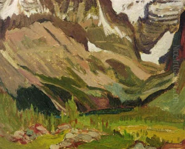 Lake O'hara Looking Toward Mt. Lefroy - view 1