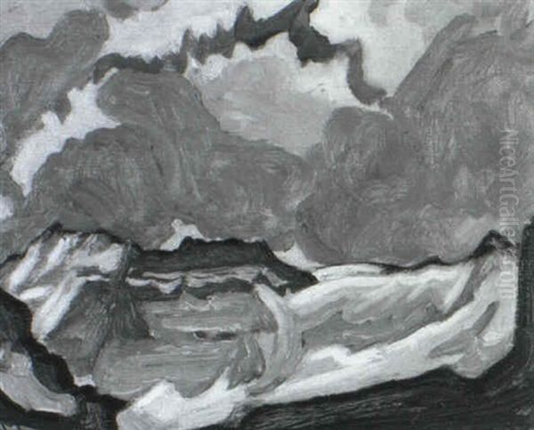 Clouds, Mt. Lefroy, Lake O'hara - view 1