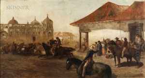 A Fierce Horseback Competition