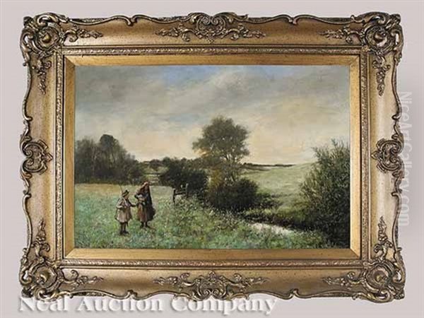 The Edge Of The Field (+ On The Way To Town; Pair) - view 1