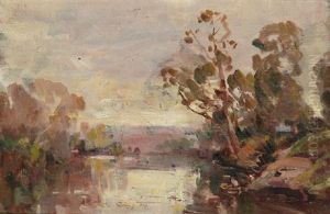 Winter On The River Ivanhoe (+ Beach Scene; Verso) Winter On The River Ivanhoe (+ Beach Scene; Verso)