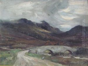 Stone Bridge In The Highlands by William Stewart MacGeorge