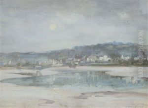 Kirkcudbright Harbour, Moonlight