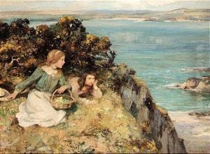 On The Cliff Top by William Stewart MacGeorge