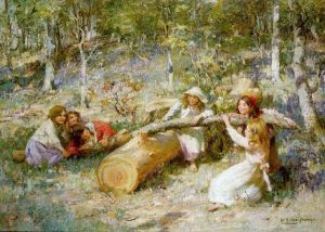 The See-saw by William Stewart MacGeorge