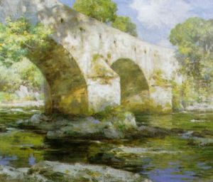 The Bridge, East Lothian by William Stewart MacGeorge