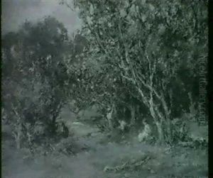 Girls In A Wood by William Stewart MacGeorge
