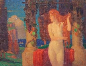 Classical Scene With Figure by Norwood Hodge Macgilvary