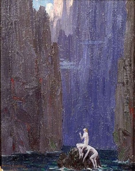 Bathers At A Canyon - view 1