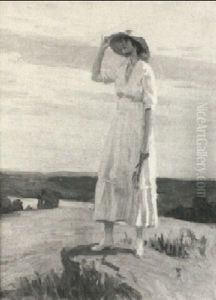Woman On A Rock