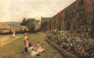 In The Rose Garden by Jessie MacGregor