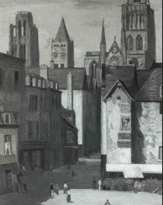 Market Square In Rouen by William Yorke MacGregor