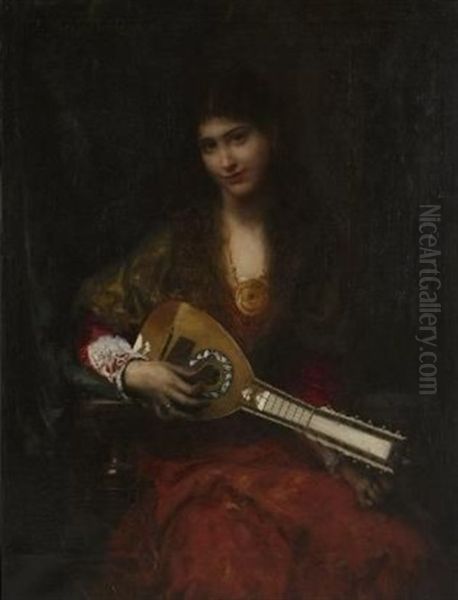 La Joueuse De Mandoline - view 1