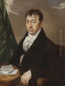 Portret Franze Von Schonthau by Antonin Machek