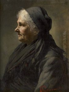 Portrat Einer Polnischen Bauerin by Franciszek Jan Machniewicz