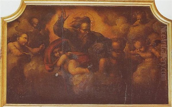 Dieu Le Pere Entoure D'anges - view 1