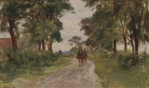 Riders On A Country Lane by William Darling MacKay