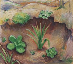 Pflanzchen Im Wald by August Macke