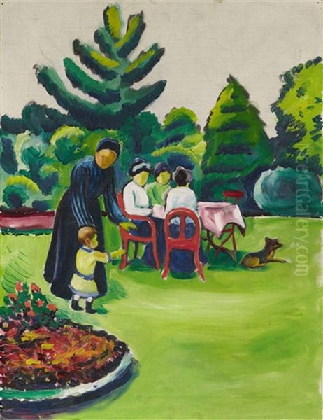 Kaffeetafel Im Garten - view 1