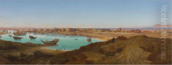 Arrival Of A Train At A Port, Egypt - view 1