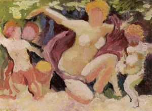Allegorische Szene by August Macke