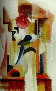 Helles Schaufenster by August Macke