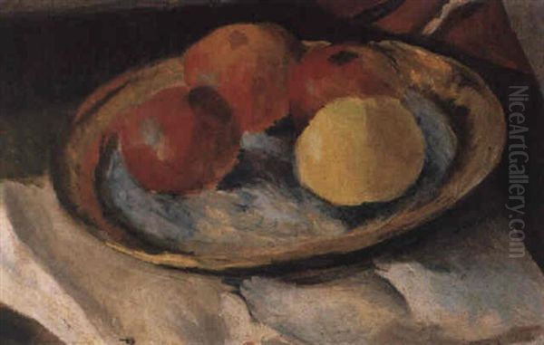 Apfel Auf Rundem Teller (apples On A Round Dish) - view 1