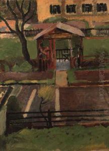 Gartenhauschen In Tegernsee by August Macke