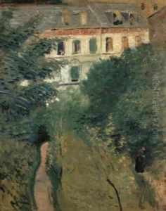 Grossmutter Im Garten by August Macke