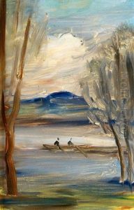 Zwei Ruderer by Helmuth Macke