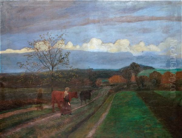 Autumn Evening In Worpswede - view 1
