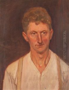 Portrat Eines Bauern by Fritz Mackensen