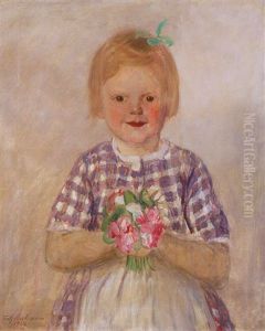 Kleines Madchen Mit Blumen