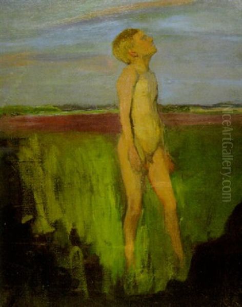 Stehender Knabe - view 1