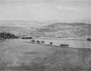Blick Vom Ettersberg Auf Weimar