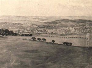 Blick Auf Weimar Vom Ettersberg