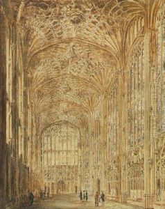 The Interior Of Kings College Chapel, Cambridge